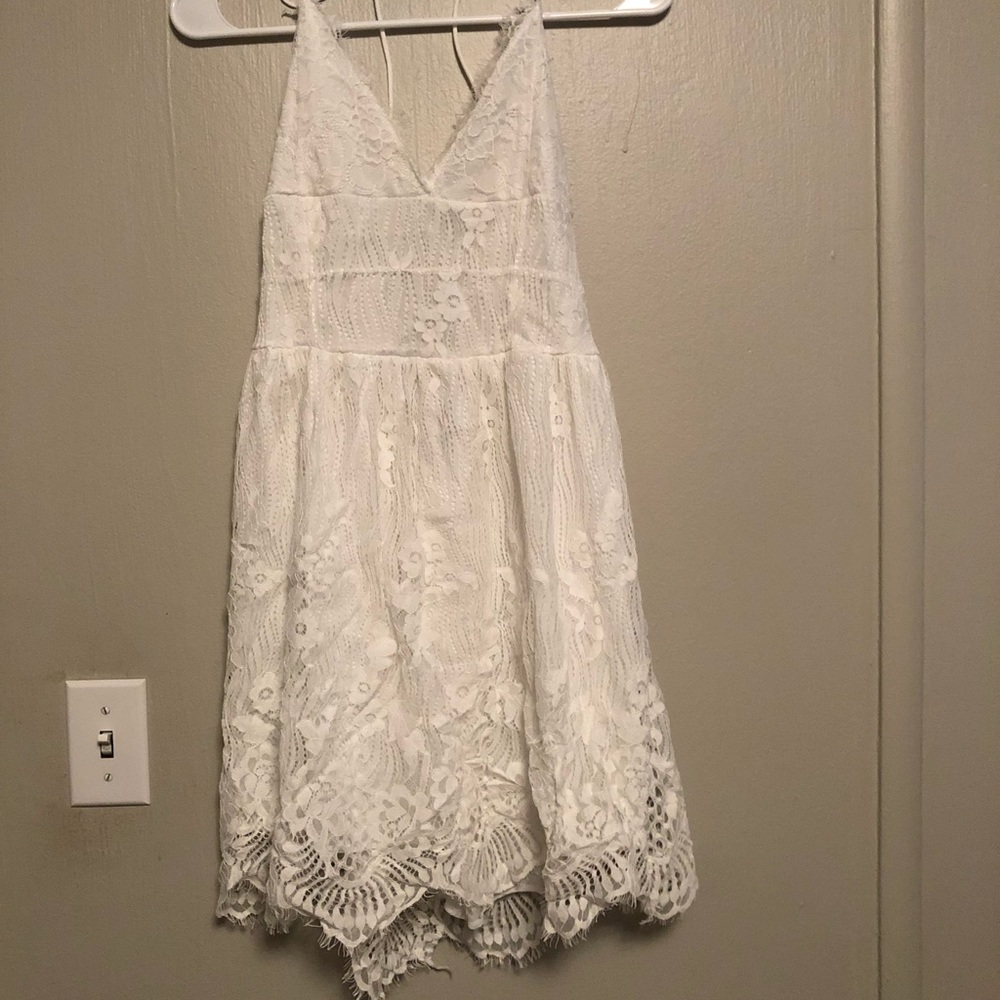 White lace sundress
